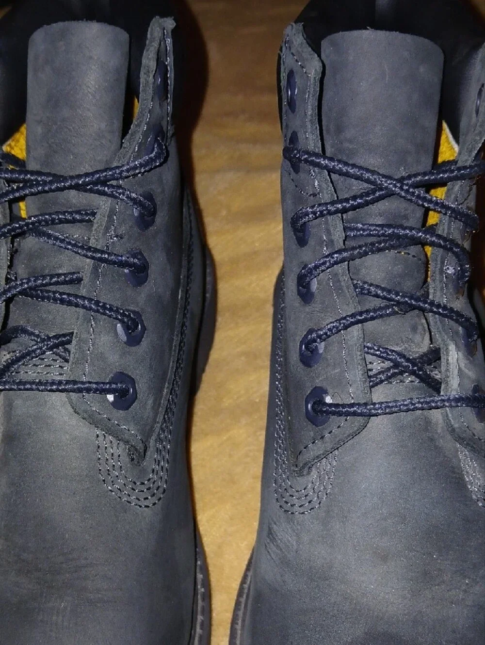 Timberland Youth Black 6 Inch Premium Waterproof Boots Sz: 2.5